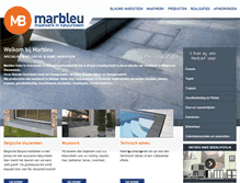 Tablet Screenshot of marbleu.be